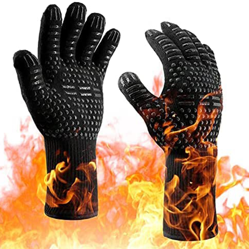 Oven Mitt Silicone - 1 Par de Luvas de Forno,