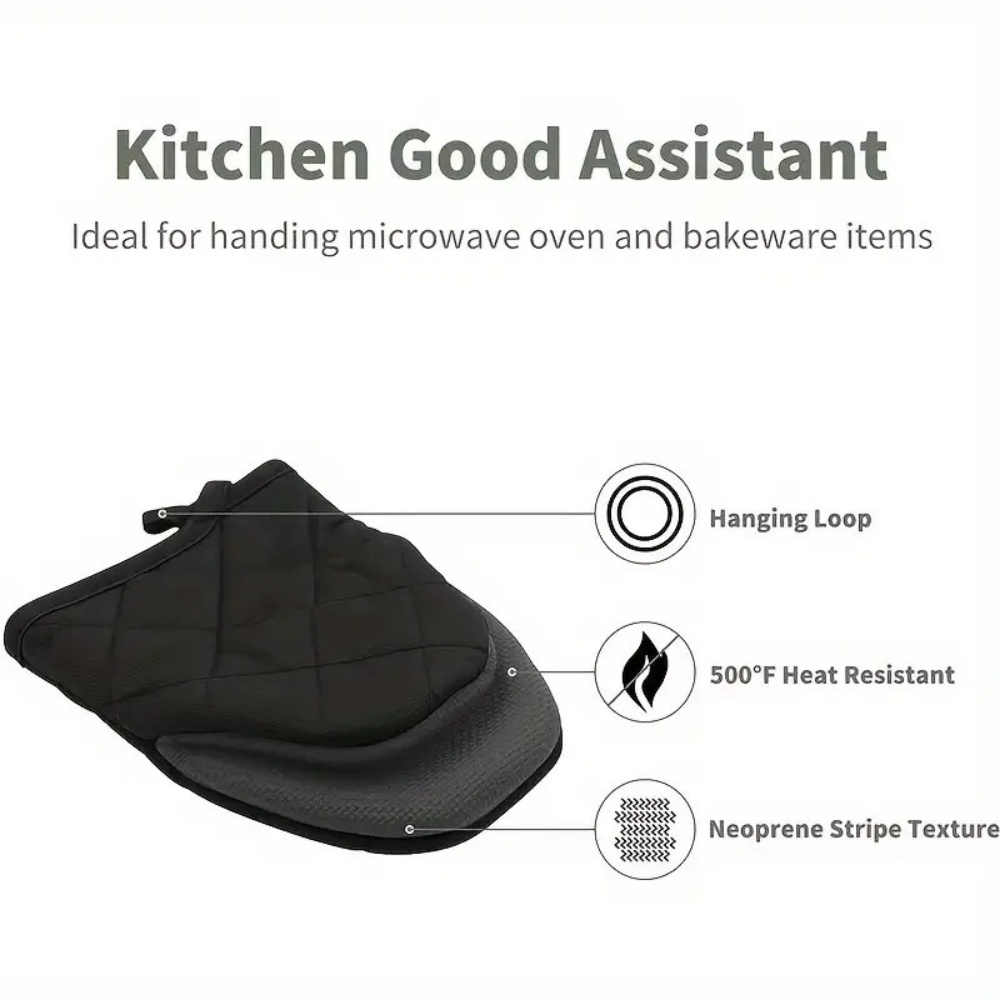 Luvas de forno 500 ° F Luvas d - Oven Mitt Silicone avaliação e preço