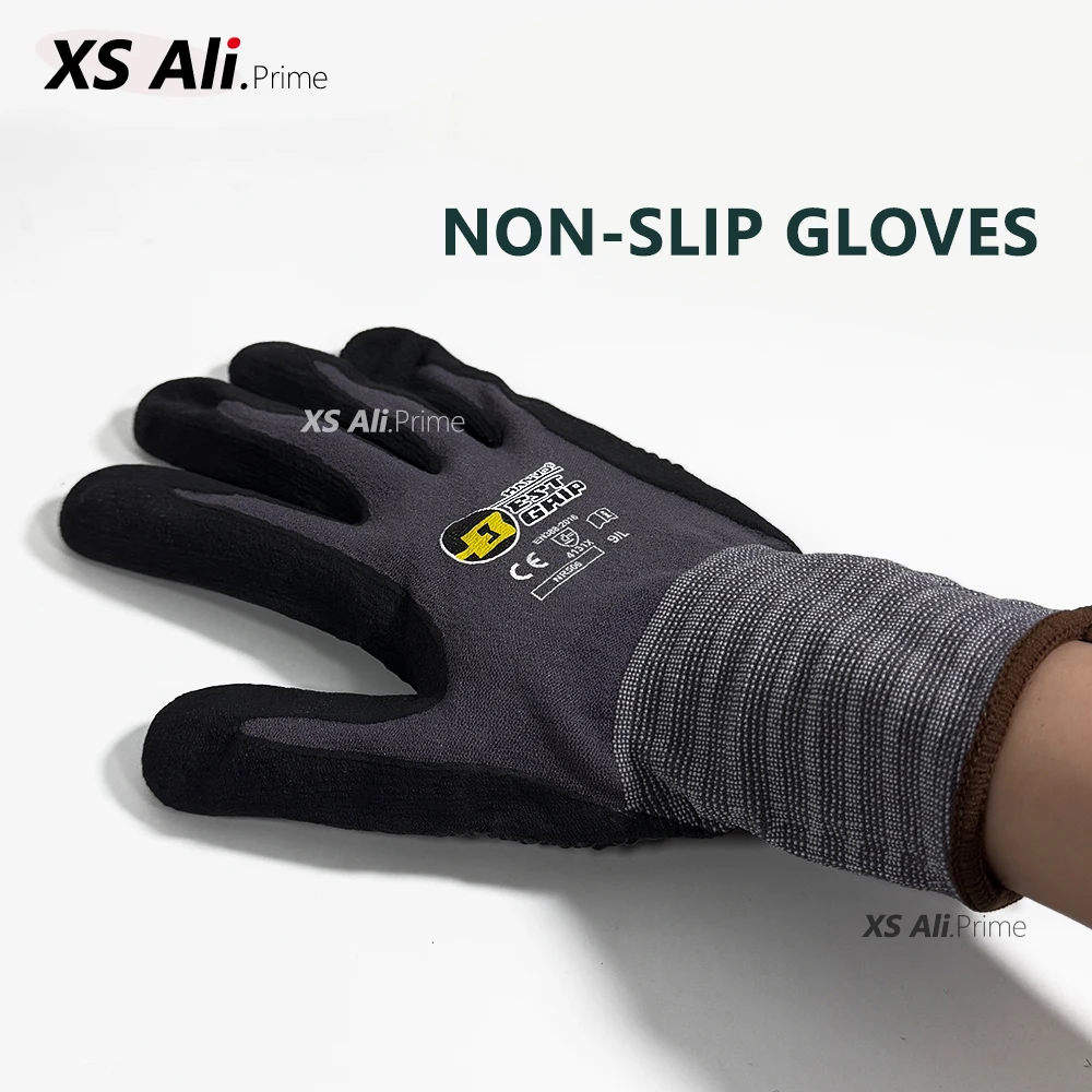 1/10 Pares de Luvas de Espuma  - Nitrile Mechanic Glove avaliação e preço