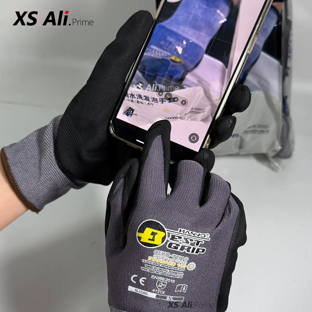 1/10 Pares de Luvas de Espuma  - Nitrile Mechanic Glove avaliação e preço