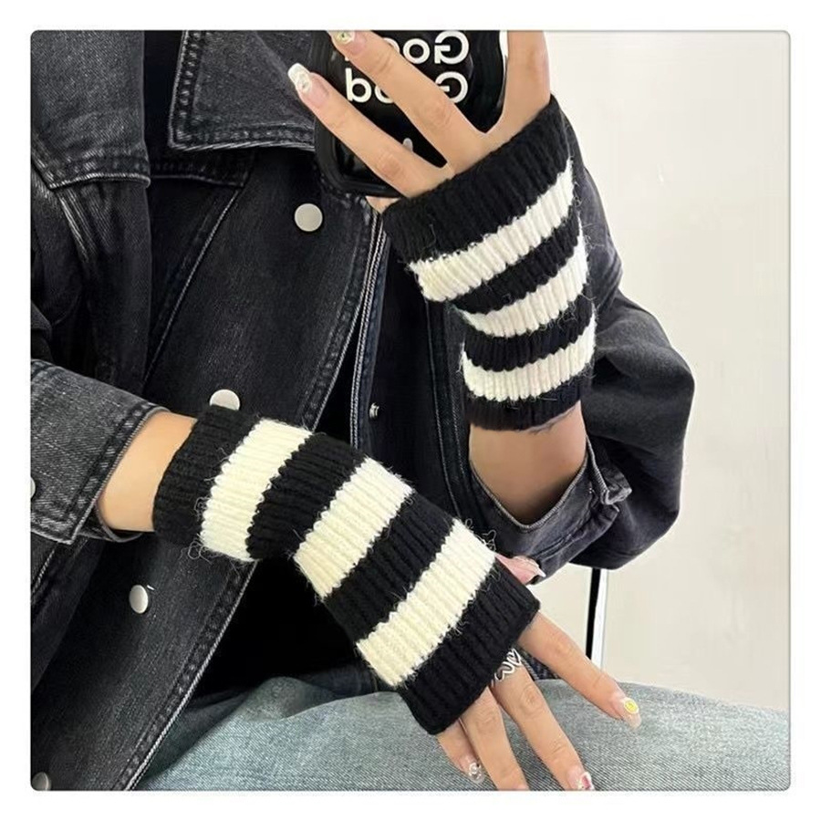 Acessórios Y2k, Luvas de Inver - Fingerless Glove Knit avaliação e preço