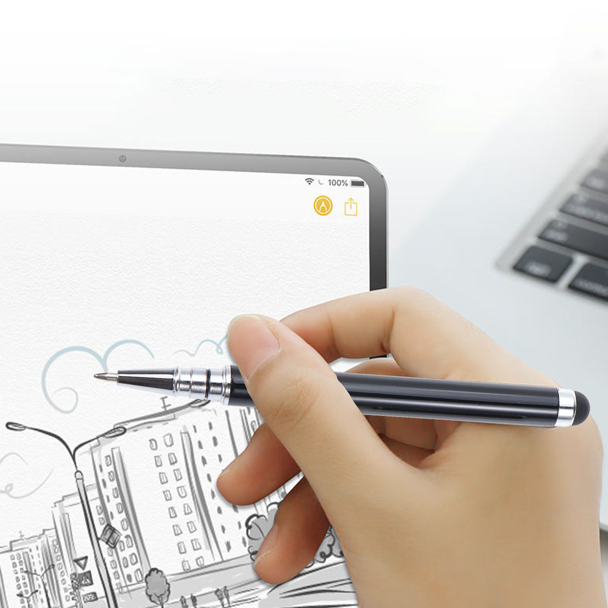Caneta Stylus Capacitiva com C - Touchscreen Glove Capacitive avaliação e preço